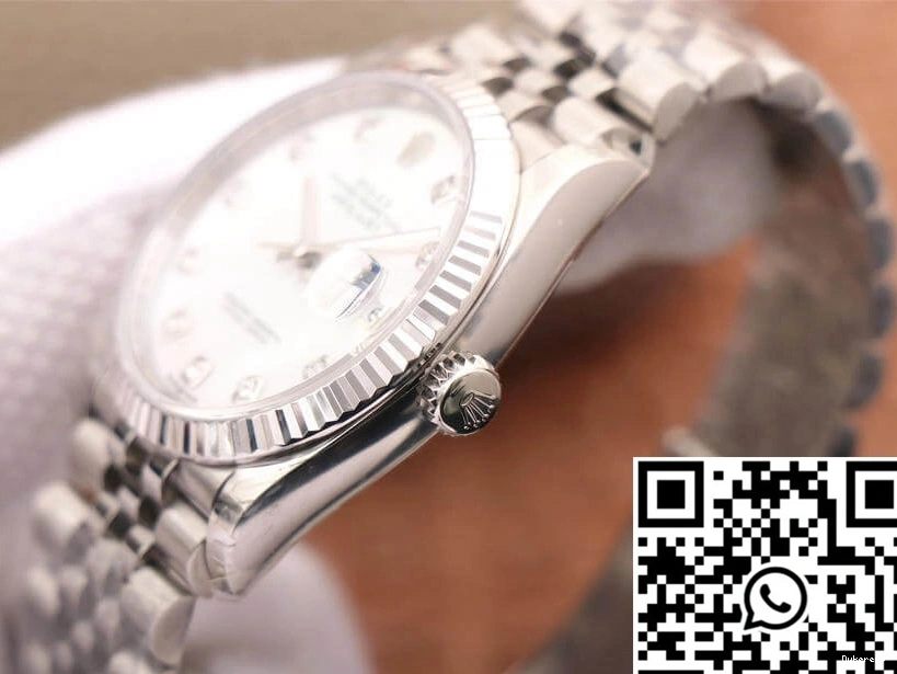 EW Mother-Of-Pearl Dial Factory M126234-0019 Rolex Datejust White 0118